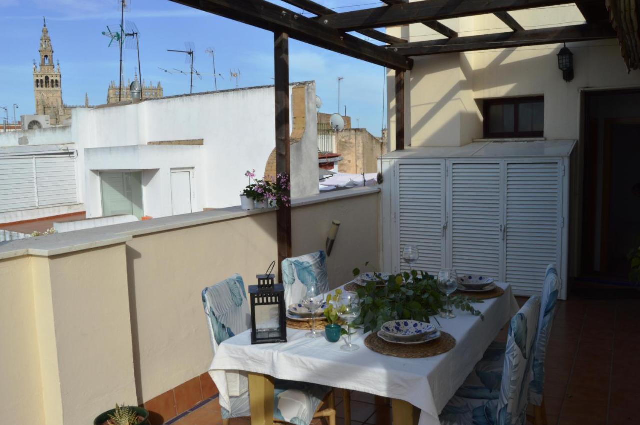 Homeyseville-Amazing Penthouse Giralda Views 8 Pax, Parking Optional Zewnętrze zdjęcie