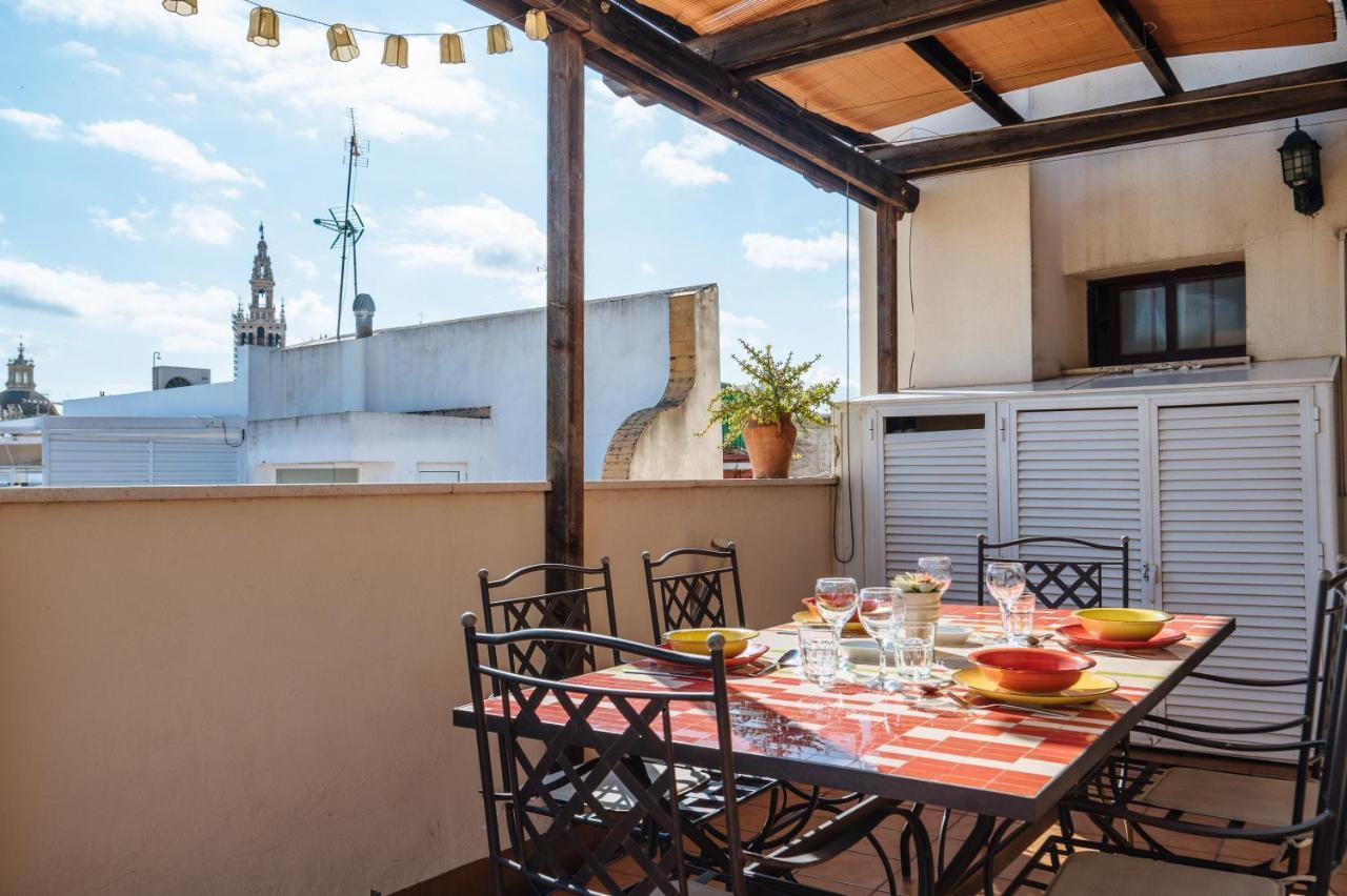 Homeyseville-Amazing Penthouse Giralda Views 8 Pax, Parking Optional Zewnętrze zdjęcie