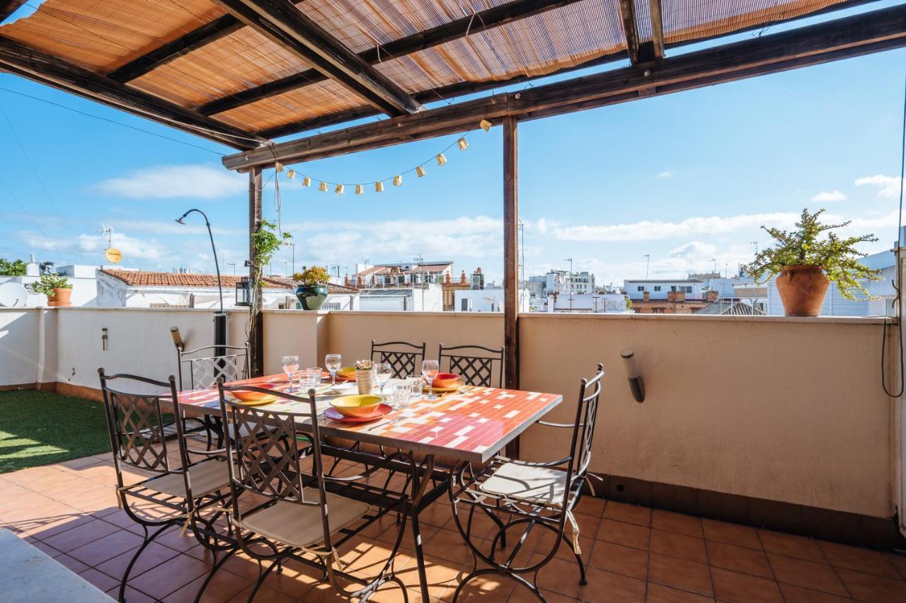 Homeyseville-Amazing Penthouse Giralda Views 8 Pax, Parking Optional Zewnętrze zdjęcie