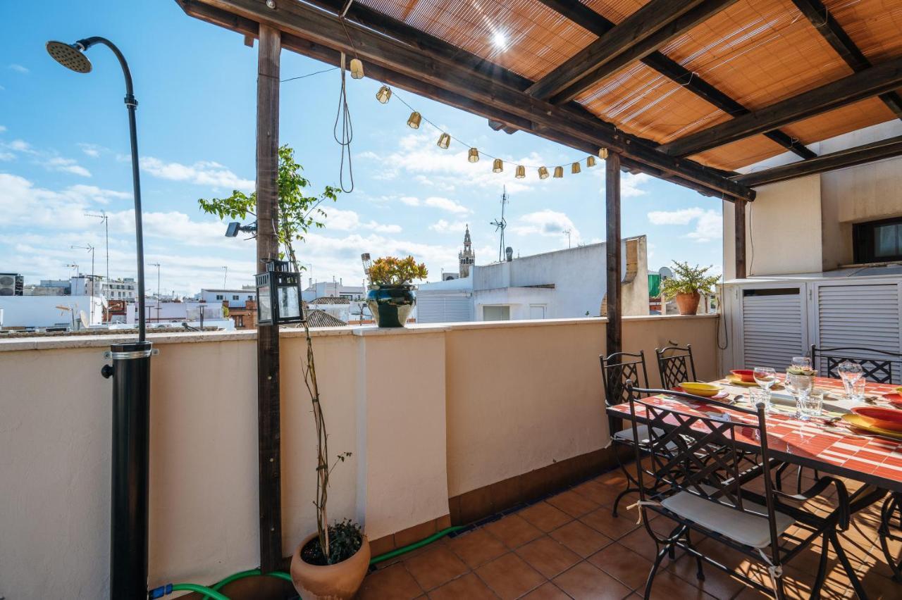 Homeyseville-Amazing Penthouse Giralda Views 8 Pax, Parking Optional Zewnętrze zdjęcie